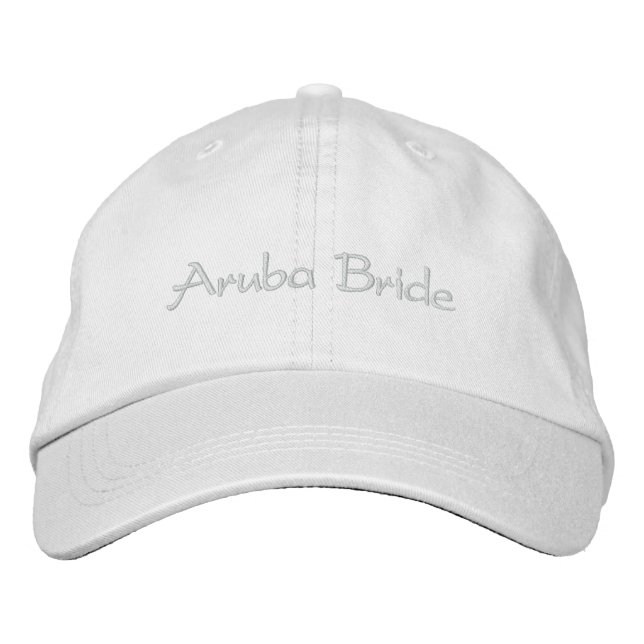 Casquette de baseball de la mariée d'Aruba (Devant)