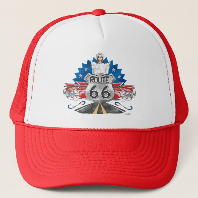 Casquette de baseball de l'itinéraire 66 (Devant)