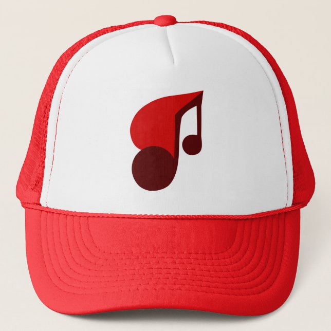 Casquette de baseball de notes musicales - Casquet (Devant)