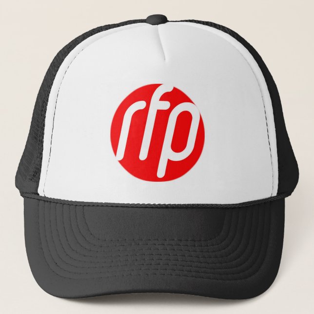 Casquette de baseball de porc de feutre de rouge (Devant)