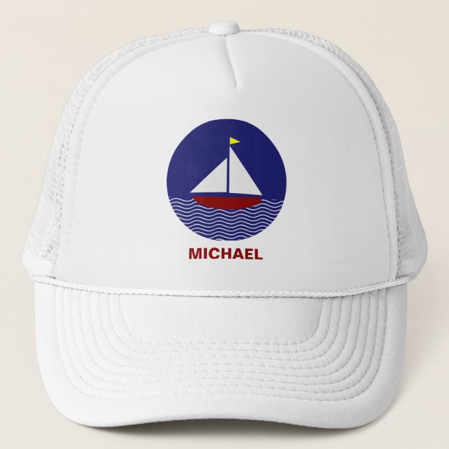 Casquette de baseball de voile personnalisé (Devant)