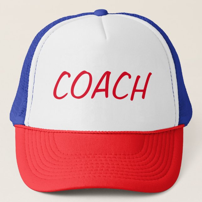 Casquette de baseball d'entraîneur (Devant)