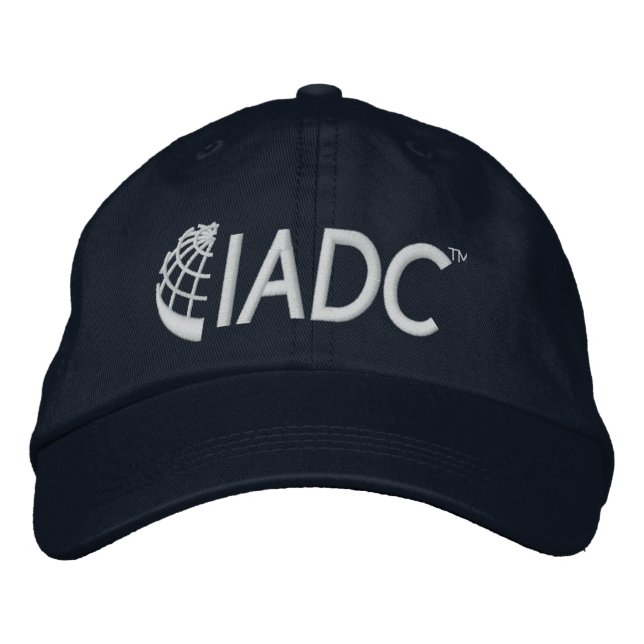 Casquette de baseball d'IADC (marine) (Devant)