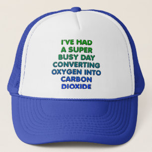 Casquette de baseball drôle de conversion d'oxygèn