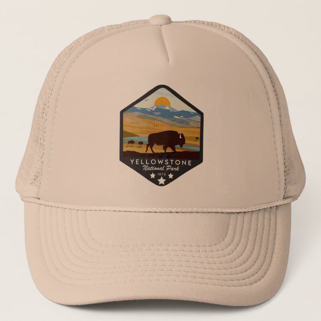 Casquette de baseball du parc national Yellowstone (Devant)