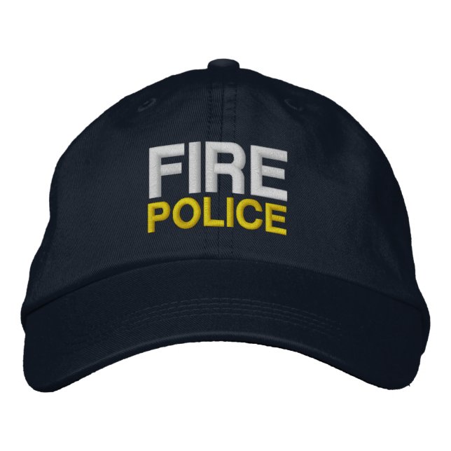 CASQUETTE DE BASEBALL EMBROIDÉE PAR LA POLICE DES  (Devant)