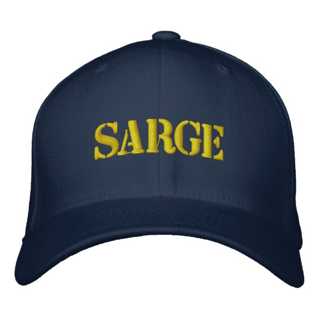 CASQUETTE DE BASEBALL EMBROIDÉE SARGE (Devant)