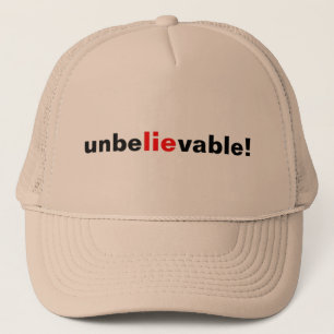 Casquette de baseball incroyable mensonge Tan Homm
