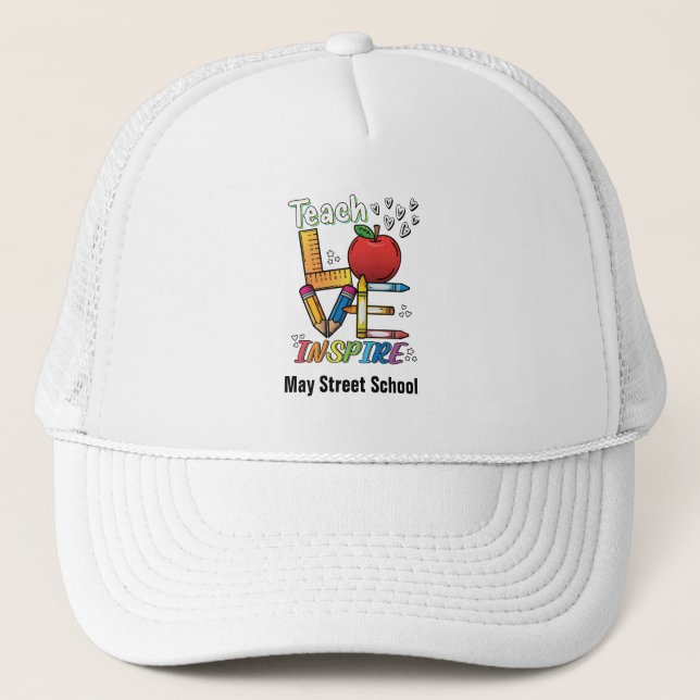 Casquette de baseball inspirante pour enseignant - (Devant)