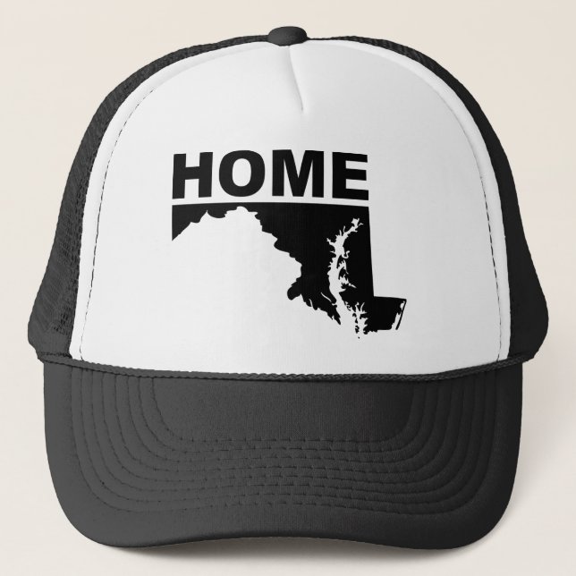Casquette de baseball Maryland, loin de l'État (Devant)
