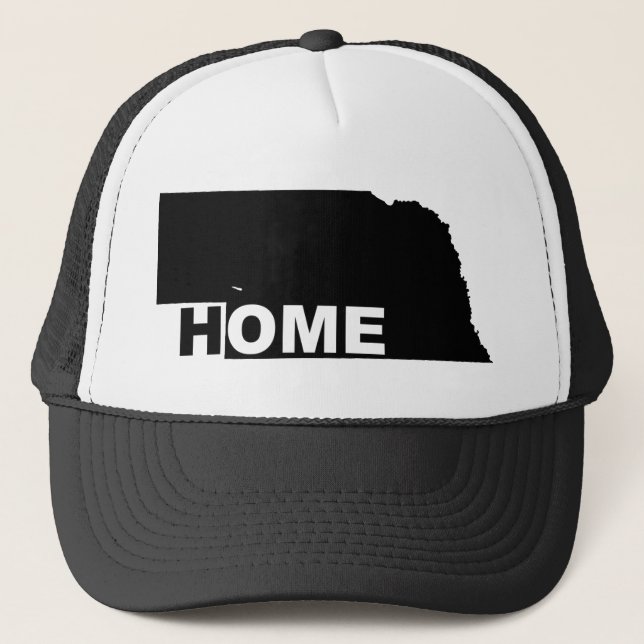 Casquette de Baseball Nebraska Maison Loin de l'Ét (Devant)