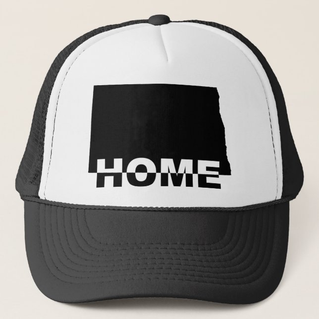 Casquette de baseball North Dakota Home Away From  (Devant)