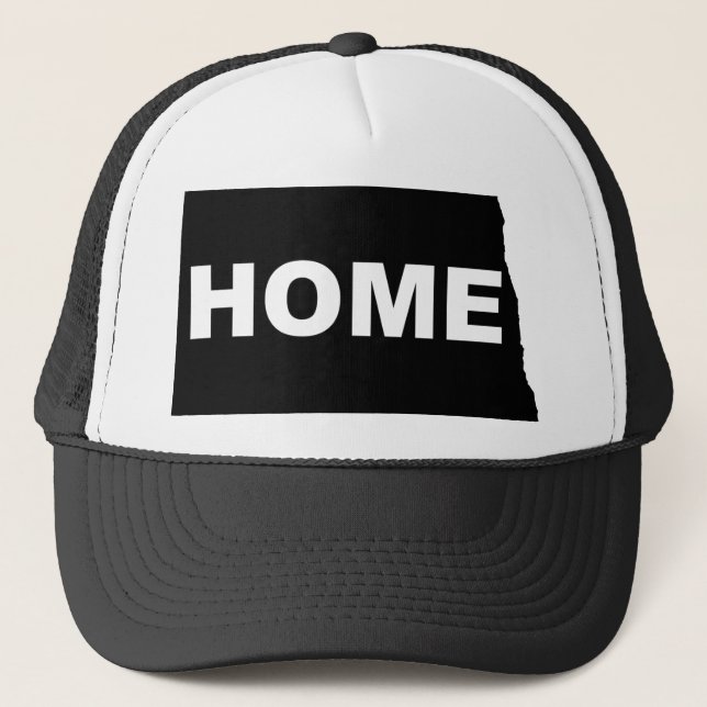 Casquette de baseball North Dakota Home Away From  (Devant)