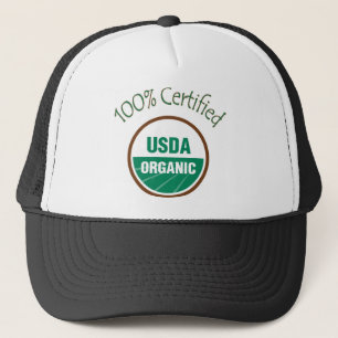 Casquette de baseball organique de l'USDA