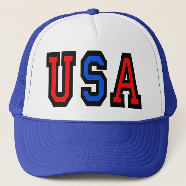 CASQUETTE de baseball patriotique américain (Devant)