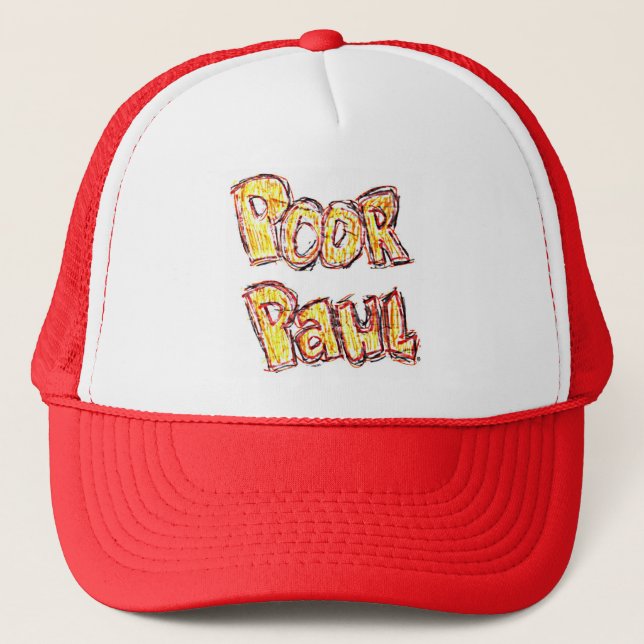 Casquette de baseball pauvre de Paul (Devant)