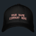Casquette de baseball personnalisé brodé<br><div class="desc">Choisissez Polices et Couleur - Concevez votre propre Casquette de baseball personnalisé et simple - Ajoutez votre texte - Nom - Entreprise / Numéro / Lettre / Slogan - Tagline / ou Site, Téléphone, E-mail, Poignée de médias sociaux / Plus - Choisissez votre couleur / Taille / Polices - Faites...</div>