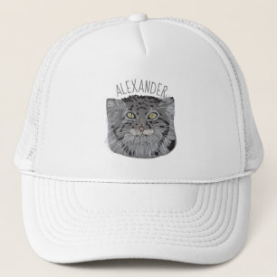 Casquette de baseball personnalisée de chat de
