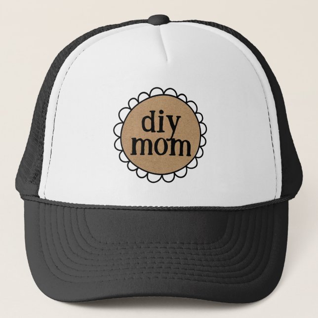 Casquette de baseball personnalisée pour maman DIY (Devant)