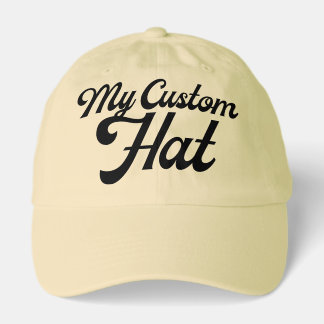 Casquette de baseball personnalisée vierge BUTTER