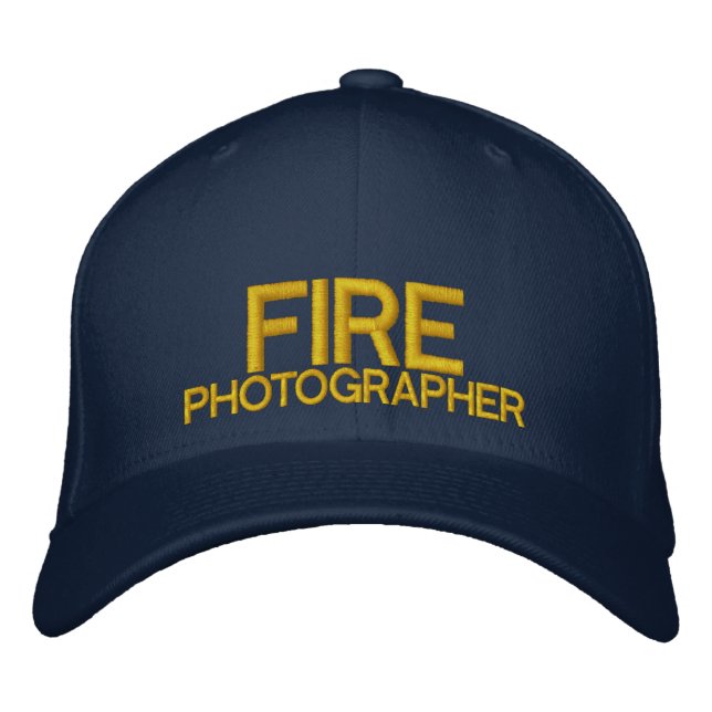 Casquette de baseball photographe de feu (Devant)