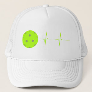 Casquette de baseball Pickleball Heartbeat - Vert