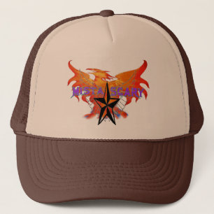 Casquette de baseball pourpre d'oiseau du feu de