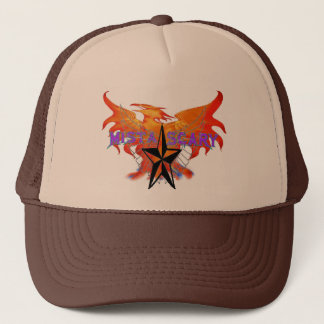 Casquette de baseball pourpre d'oiseau du feu de