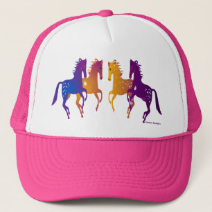Casquette de baseball réglable de poneys indiens