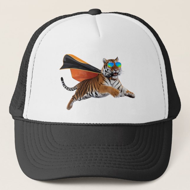 Casquette de baseball Superhero Tiger (Devant)