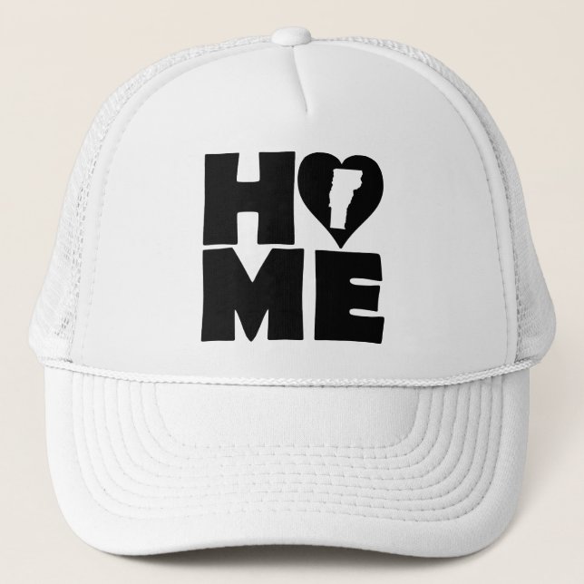 Casquette de baseball Trucker Hat de l'État du Ver (Devant)