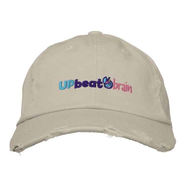 Casquette de baseball UpbeatBrain désorganisé (Devant)