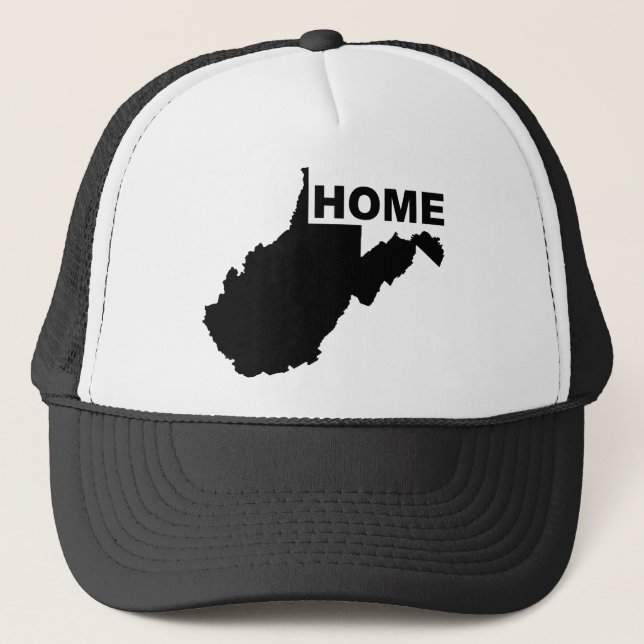 Casquette de baseball West Virginia Home Away From (Devant)