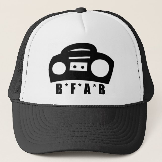 Casquette ~ de BFAB soutenu d'un boombox (Devant)
