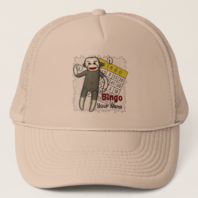 Casquette de bingo de singe de réserve (Devant)