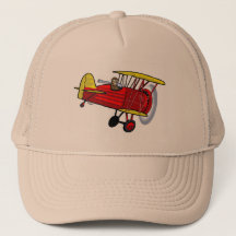Casquette de biplan -- rouge