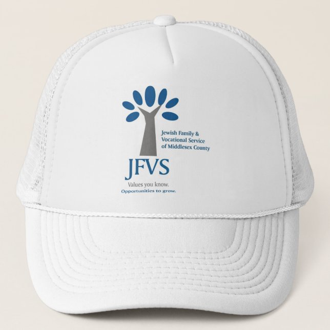 Casquette de blanc de JFVS (Devant)