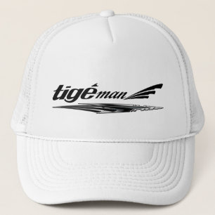 Casquette de blanc de noir d'homme de TIge