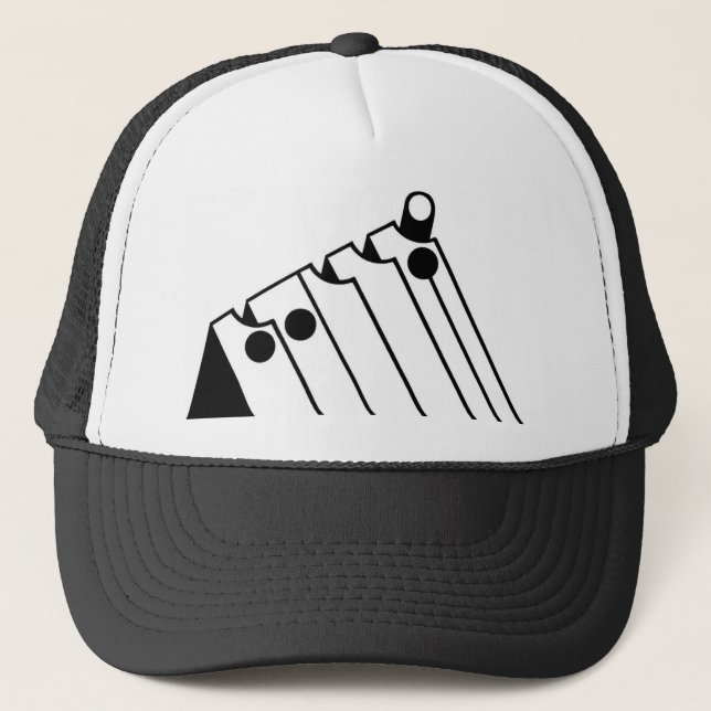 Casquette de bombe de lettre de détroit de DOLLA (Devant)