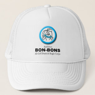 Casquette de bonbon dans le blanc avec le logo