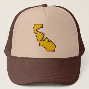 Casquette de brun de symbole d'état d'ours de la