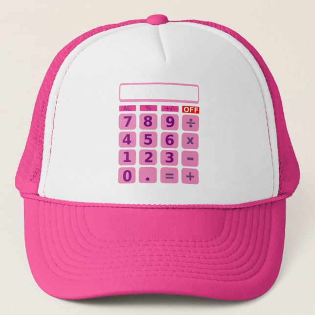 Casquette de calculatrice (Devant)