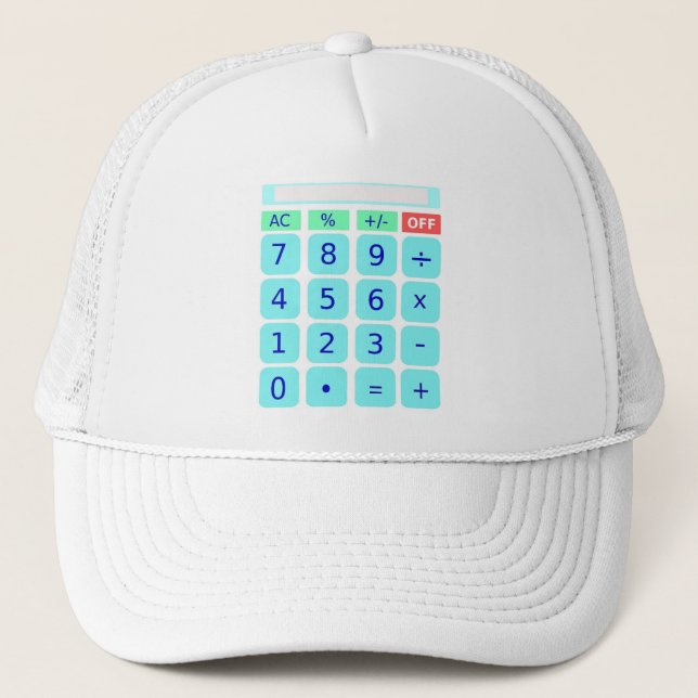 Casquette de calculatrice (Devant)