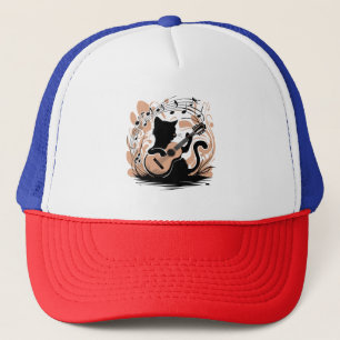 Casquette de camion - Chat noir