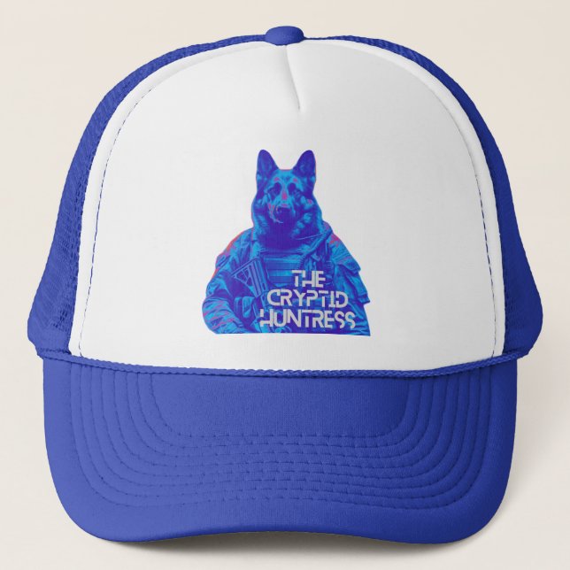 Casquette de camion Dogman Chasse Cryptid (Devant)