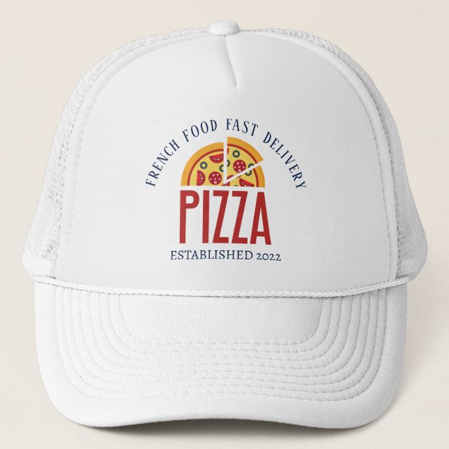 Casquette de camion Pizza Retro (Devant)