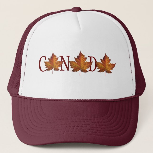 Casquette de camion souvenir Canada Maple Leaf Can (Devant)