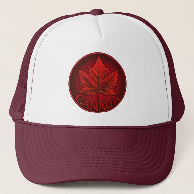 Casquette de camion souvenir Canada Maple Leaf Can (Devant)