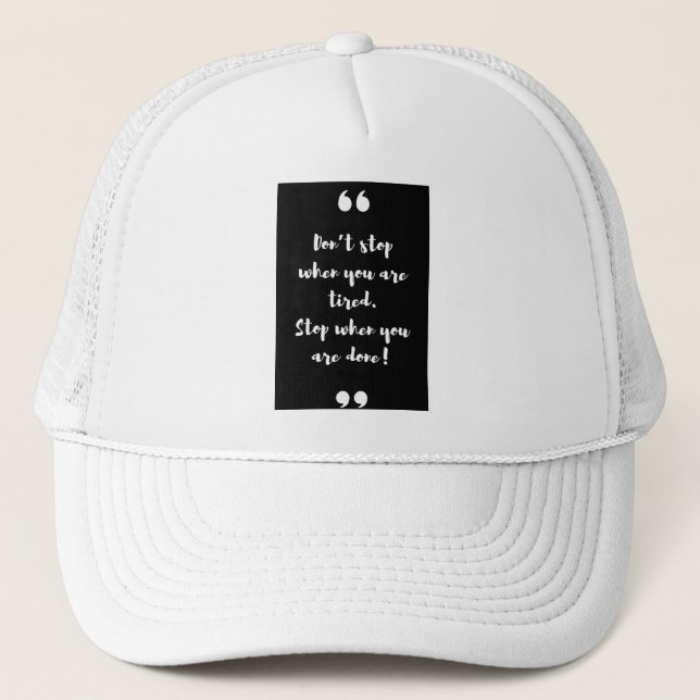 Casquette de camionneur (Devant)