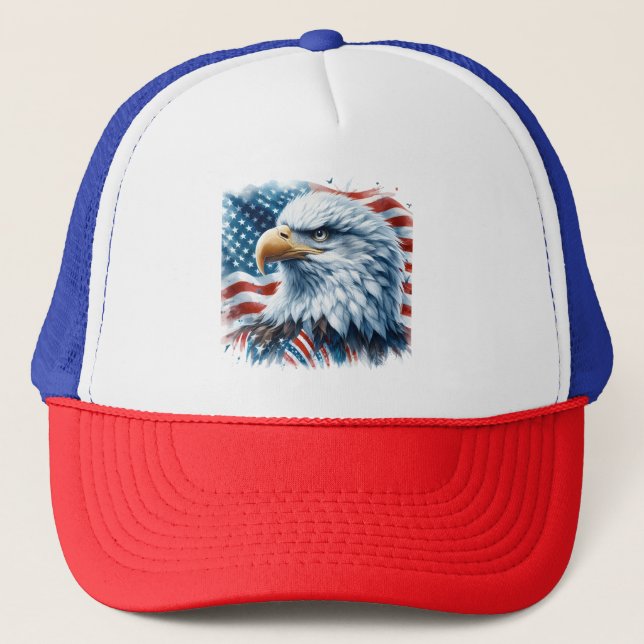 Casquette de camionneur #3 USA (Devant)